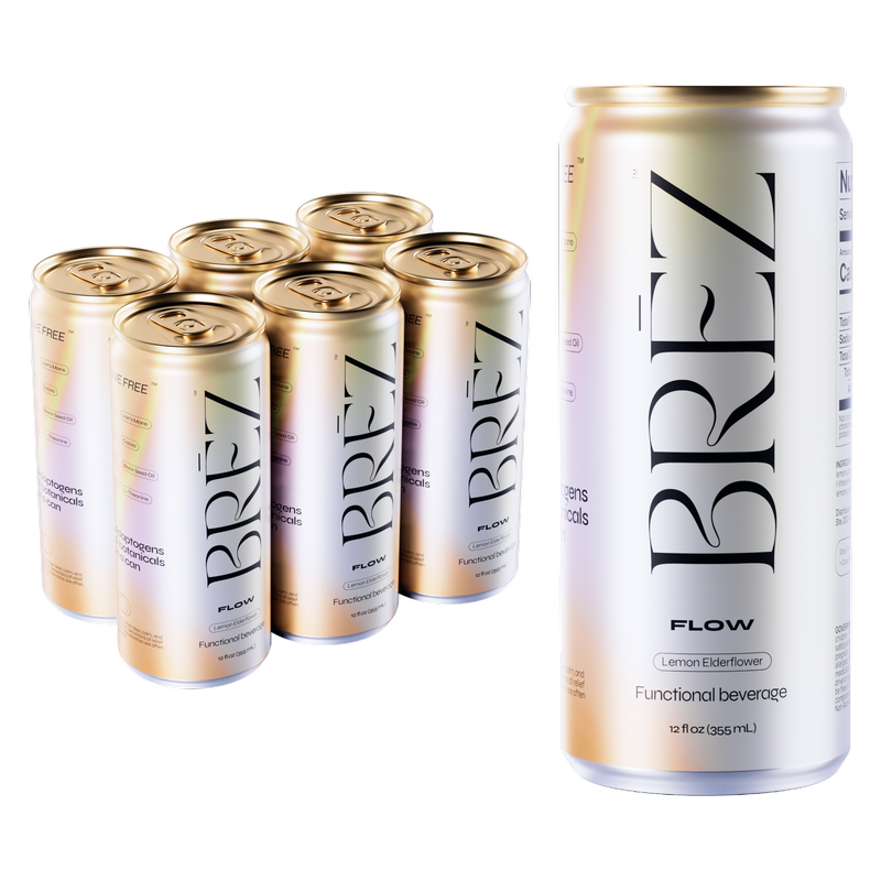 BRĒZ Flow Functional Tonic 6pk 12oz Cans