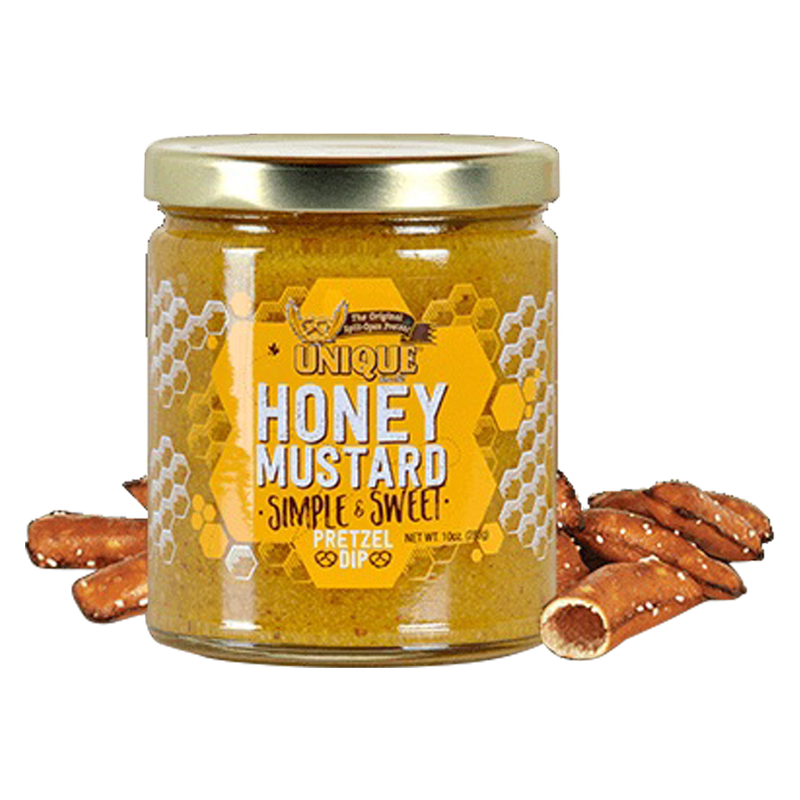 Unique Snacks Pretzel Dip Honey Mustard 10oz