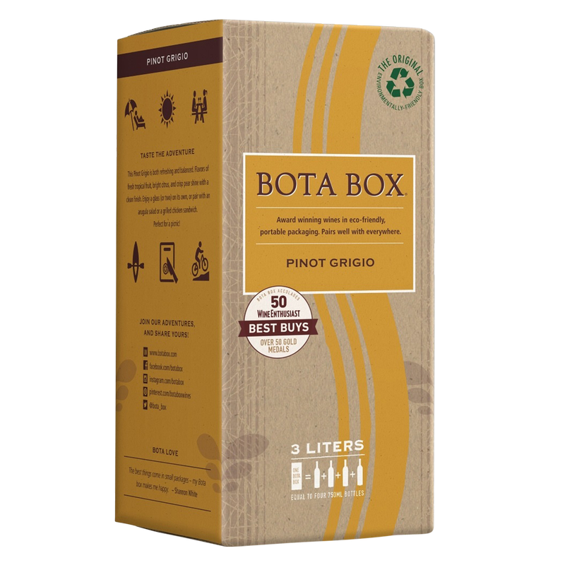Bota Box Pinot Grigio Box 3L 12% ABV