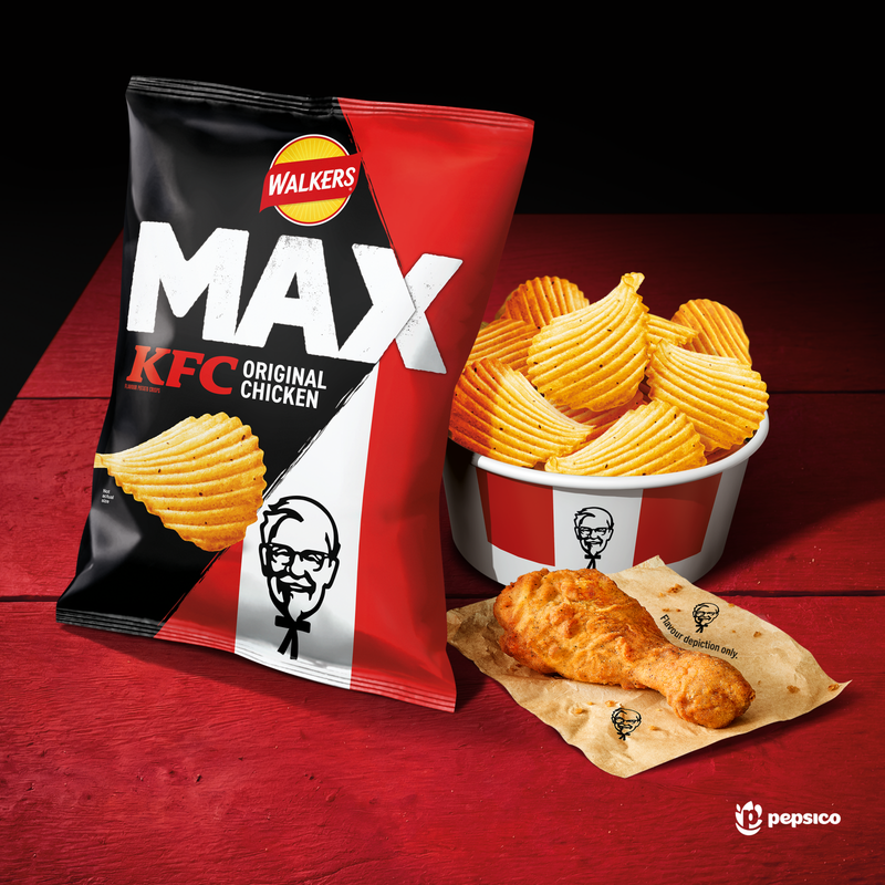 Walkers Max KFC Original Chicken Crisps, 140g