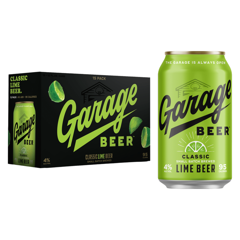 Garage Beer Classic Lime Beer 15pk 12oz 4% ABV