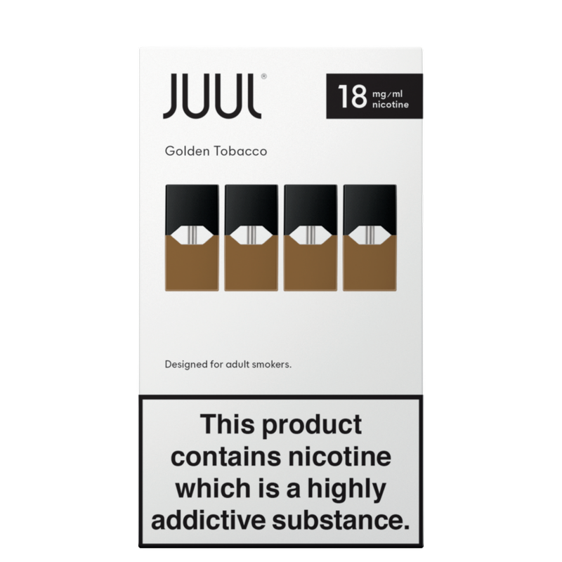 Juul Pods Golden Tobacco (18mg/ml), 4s