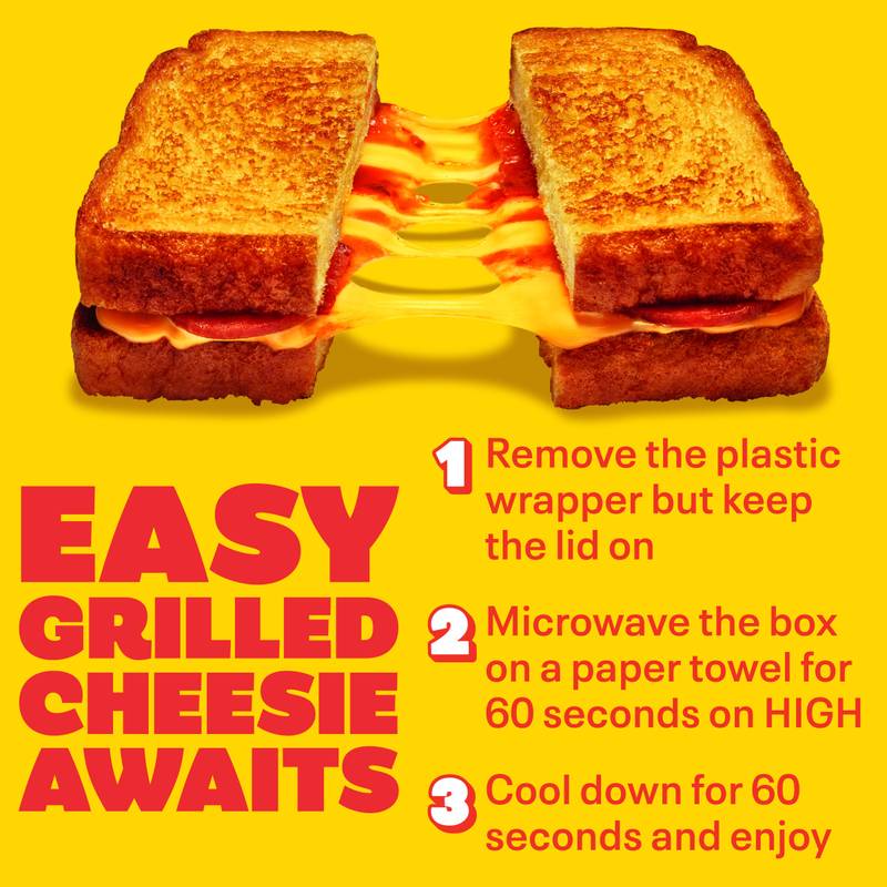 Lunchables Crispy Grilled Cheesies, Pepperoni Pizza Sandwich 2ct