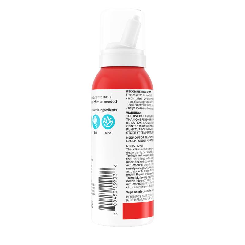 Sudafed Non-Medicated Saline Nasal Mist with Aloe, 3 Fl. Oz