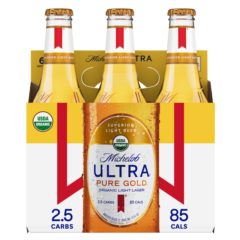 Michelob Ultra Pure Gold 6pk 12oz Btl 42 Abv Delivered In As Fast