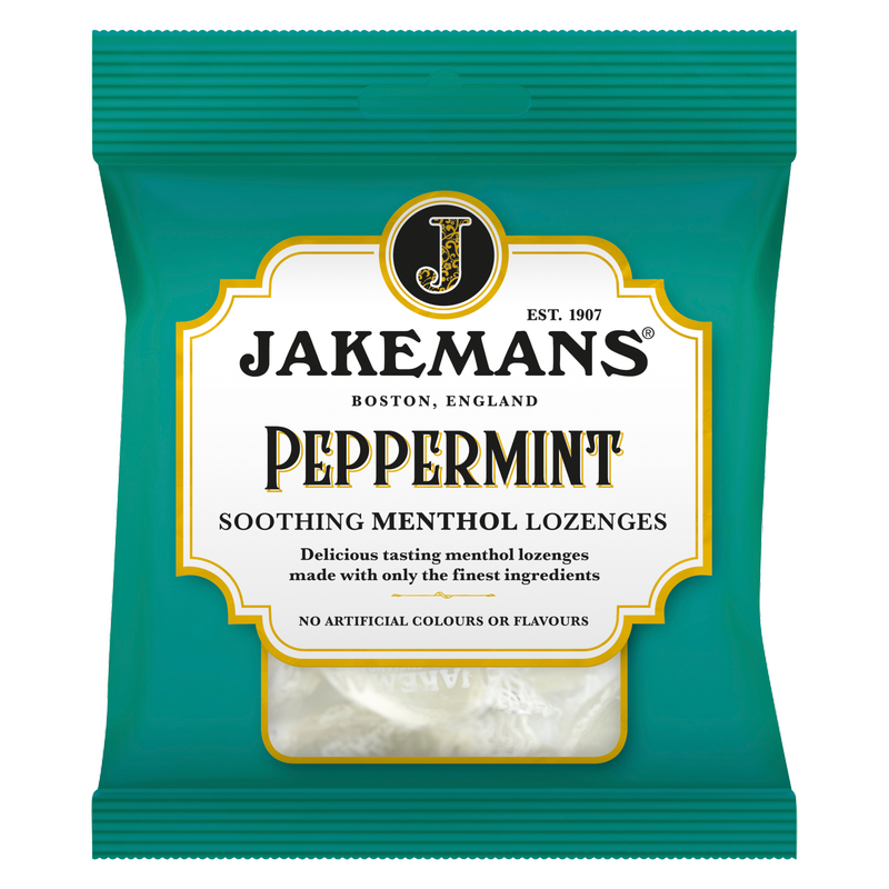 Jakemans Peppermint Menthol Lozenges, 73g