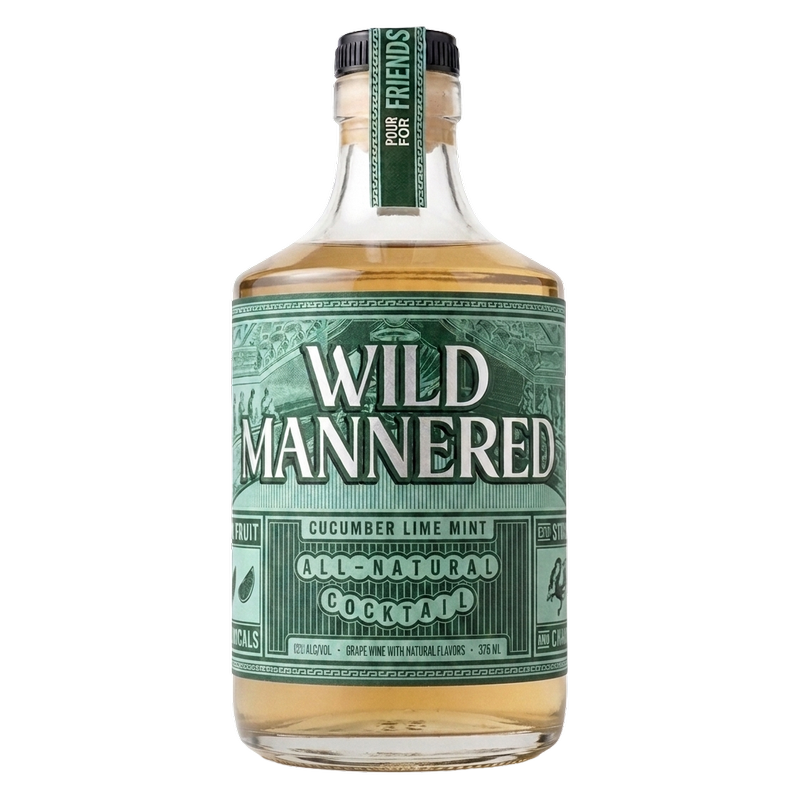 Wild Mannered Cucumber Lime Mint Cocktail 375ml