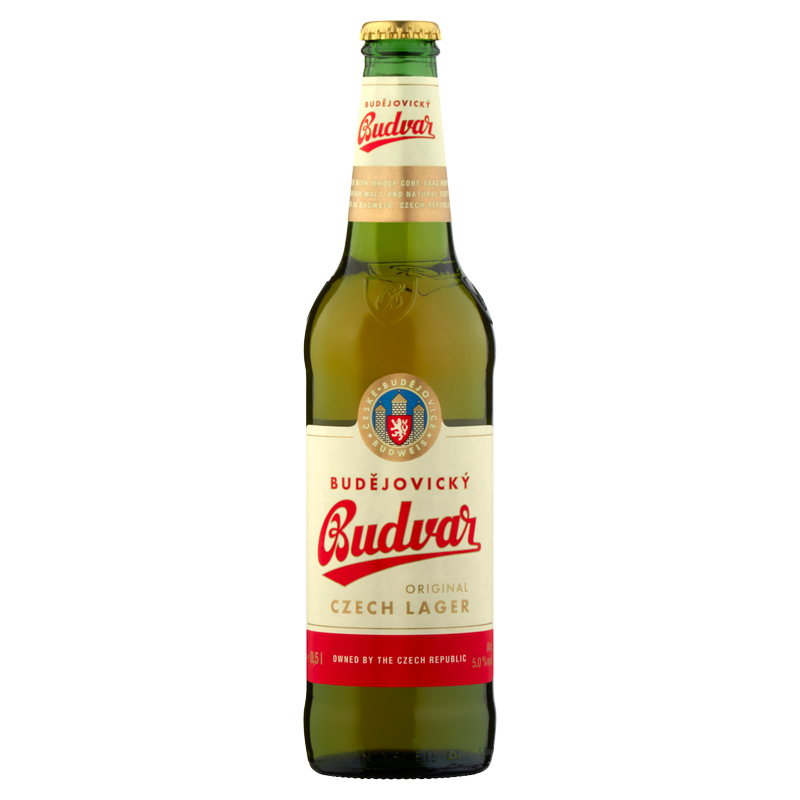 Budweiser Budvar Original Czech Lager, 500ml