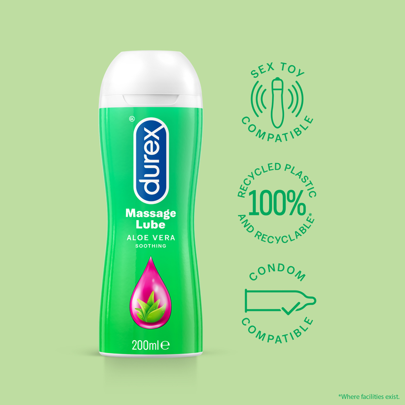 Durex Soothing Massage 2 in 1 Lube Aloe Vera, 200ml