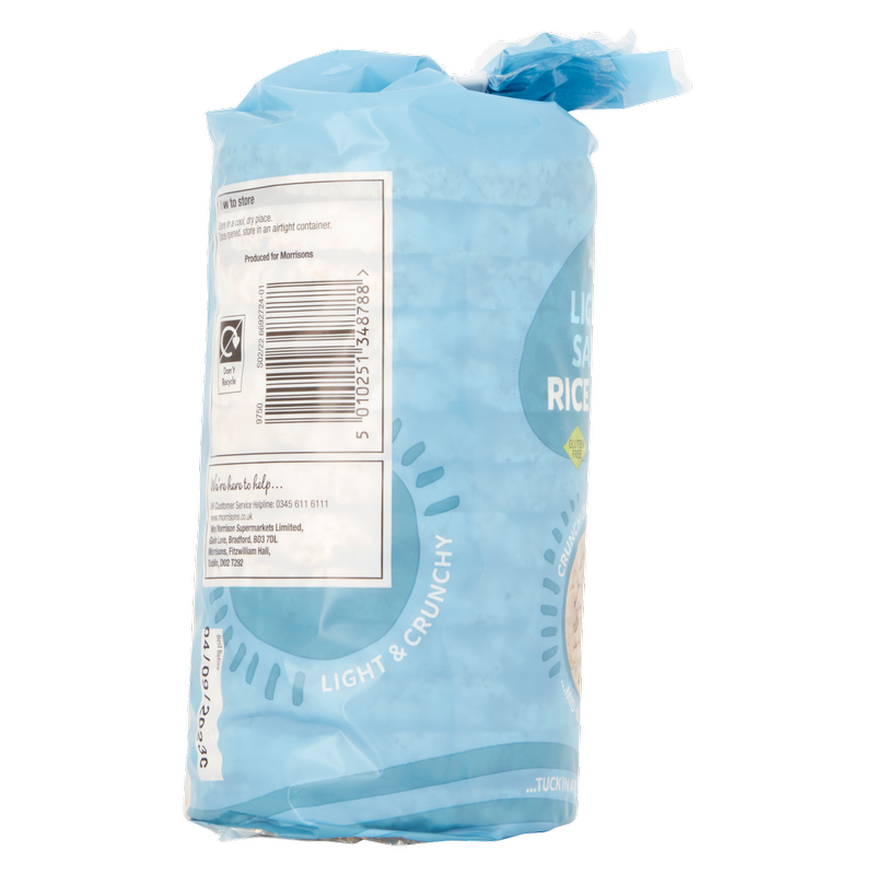 Morrisons Slightly Salted Rice Cakes, 100g