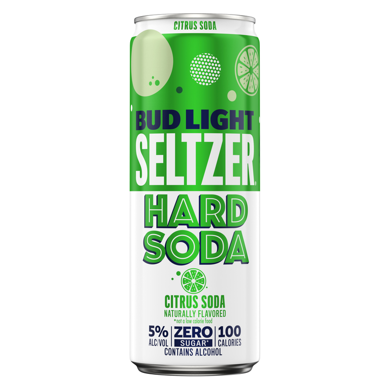 Bud Light Seltzer Hard Soda Citrus Single 12oz Can ABV