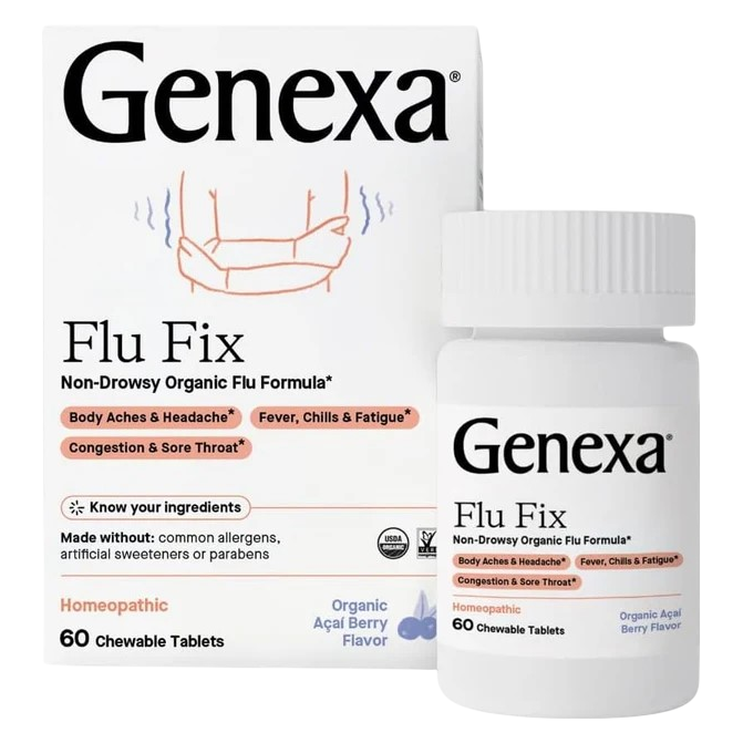 Genexa Flu Fix, 60 Caps