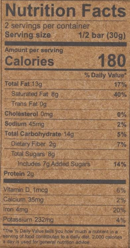 Hu Vanilla Crunch Dark Chocolate Bar, 2.1 oz