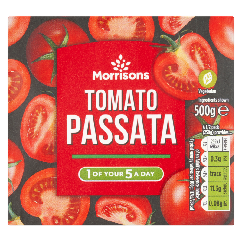 Morrisons Tomato Passata, 500g