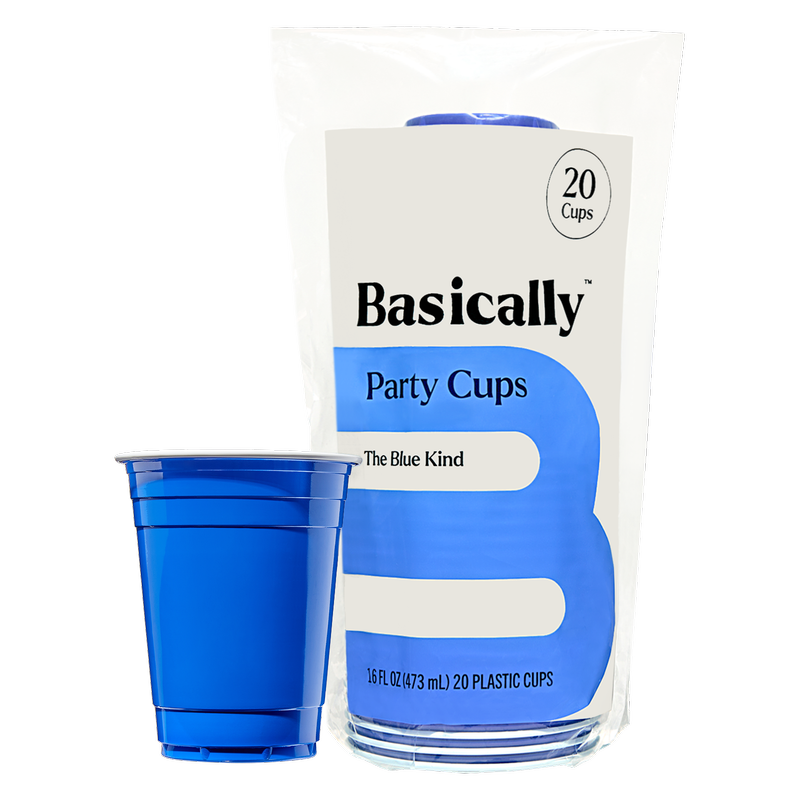 Basically 20ct Blue Party Cups