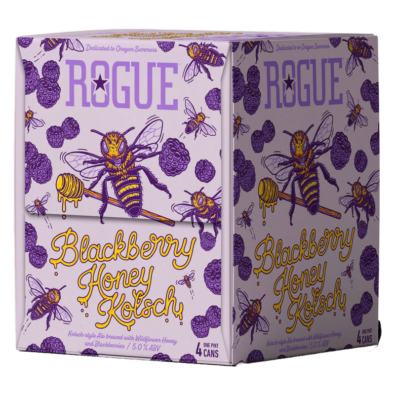 Rogue Blackberry Honey Kolsch 4pk 16oz Can 5% ABV