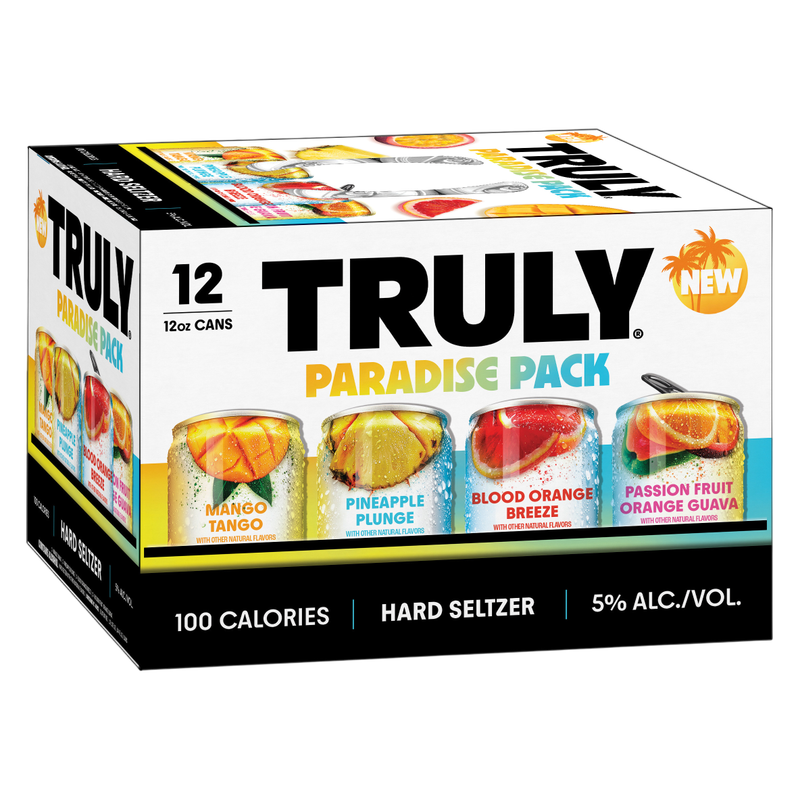 Spindrift Spiked Paradise Variety Pack 12pk 12oz Can 4.0% ABV