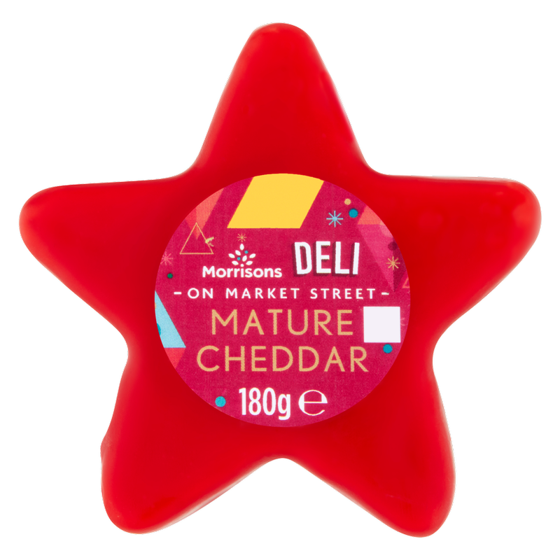 Morrisons Mature Cheddar Star Wax Truckle, 180g