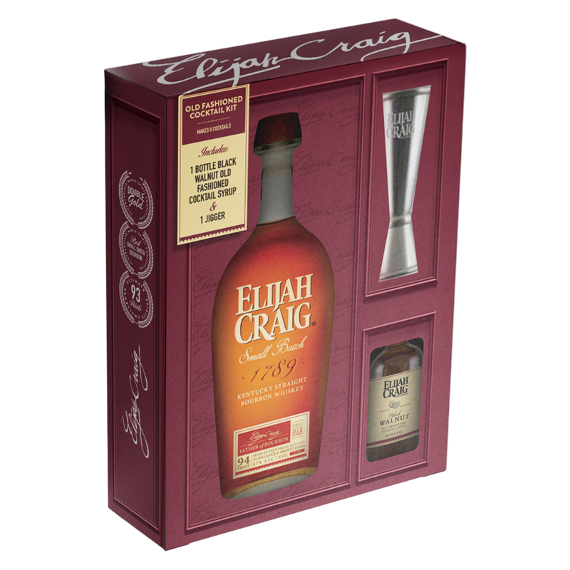 Elijah Craig Bourbon Gift Set 750ml (94 Proof)