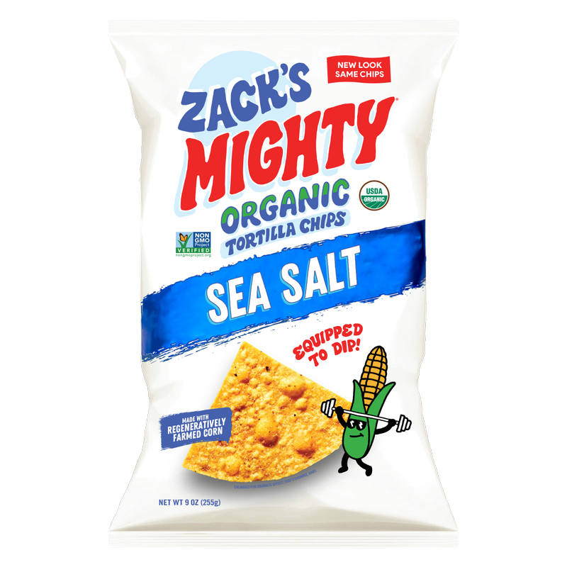 Zack's Mighty Organic Sea Salt Tortilla Chips 9oz