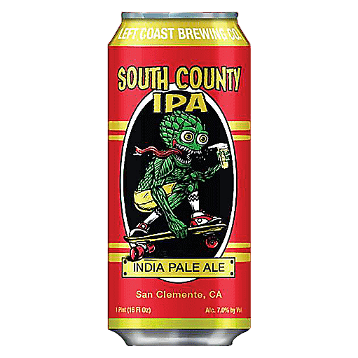 Left Coast Brewing South County IPA Collaboration 4pk 16oz Can