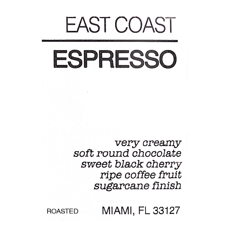 Panther Coffee East Coast Espresso Blend Ground Coffee 12oz