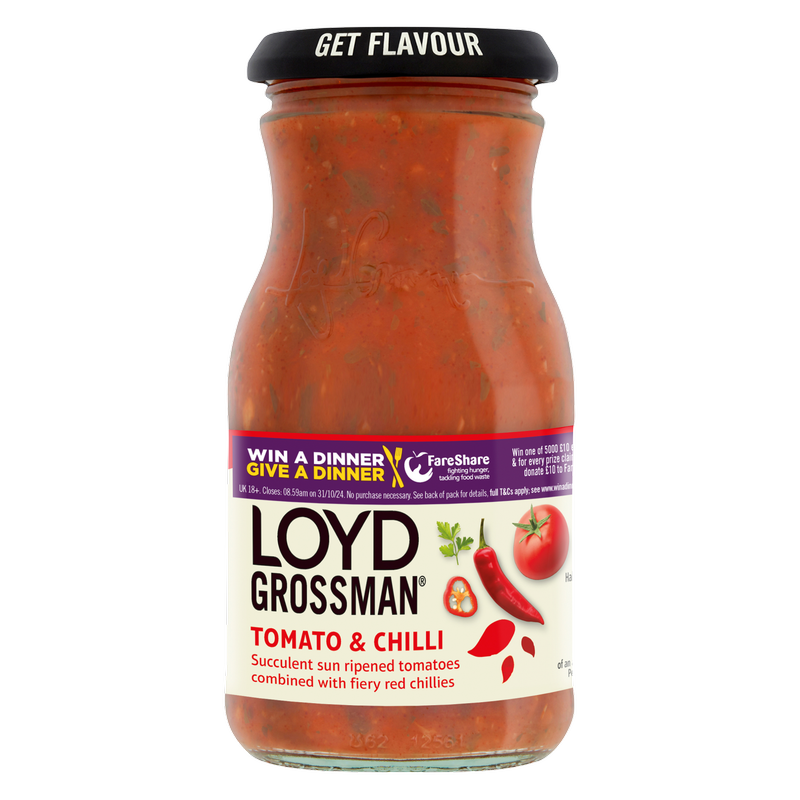 Loyd Grossman Tomato & Chilli Sauce, 350g
