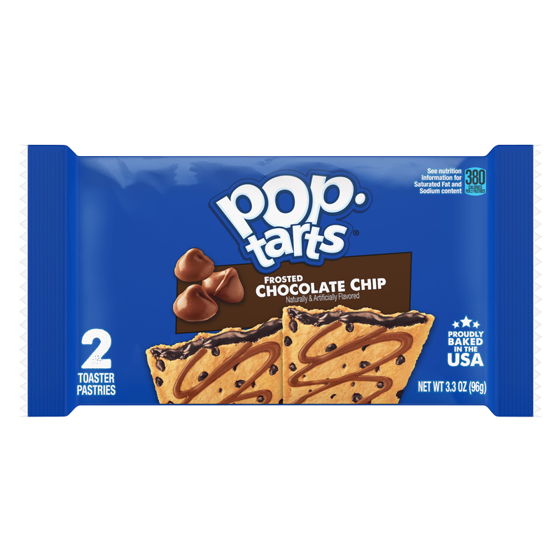 Pop-Tarts Frosted Chocolate Chip Breakfast Toaster Pastries 2ct