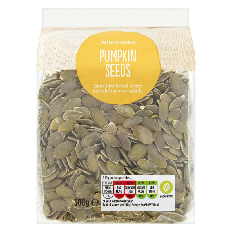Morrisons Pumpkin Seeds, 300g