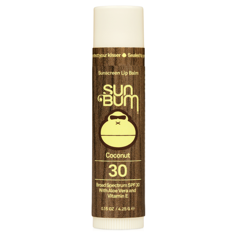 Sun Bum Original SPF 30 Sunscreen Lip Balm 3pk (Coconut, Watermelon, Banana)
