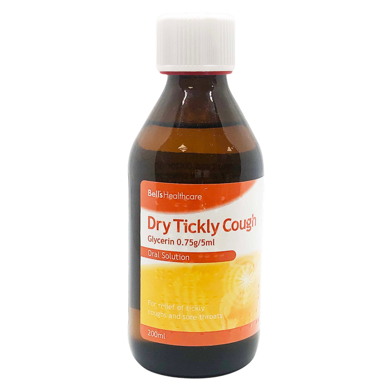 Bell's Dry Tickly Cough Syrup, 200ml