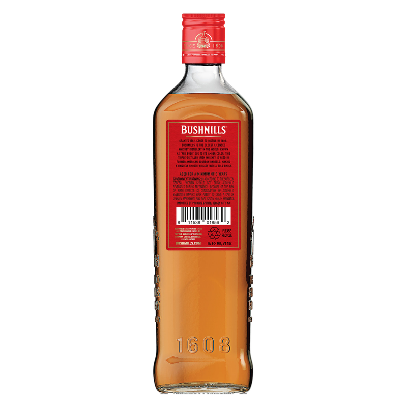 Bushmills Red Bush Whiskey 750ml (80 Proof)