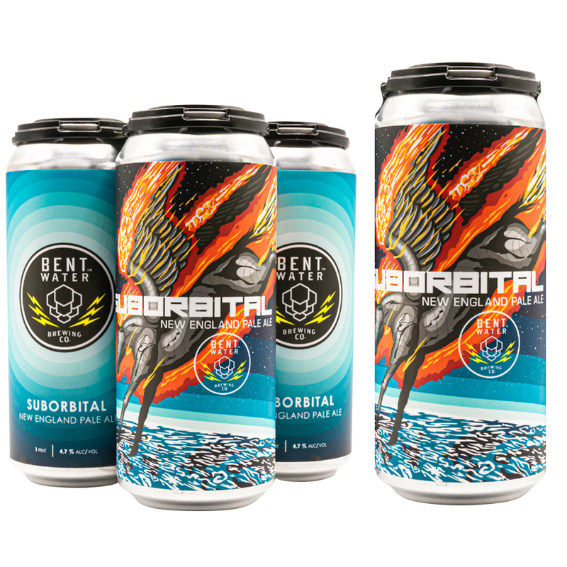 Bent Water Brewing Suborbital Pale Ale 4pk 16oz Can 4.7% ABV