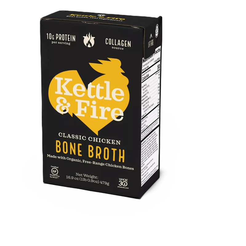 Kettle & Fire Chicken Bone Broth 16.9oz