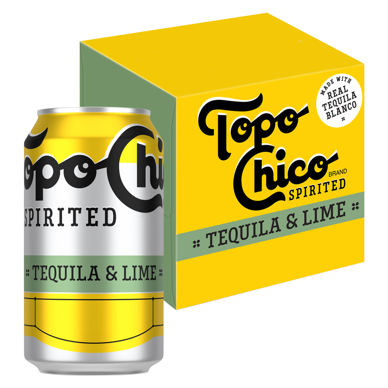 Topo Chico Spirited Tequila & Lime 4pk 12oz cans 5.9% ABV