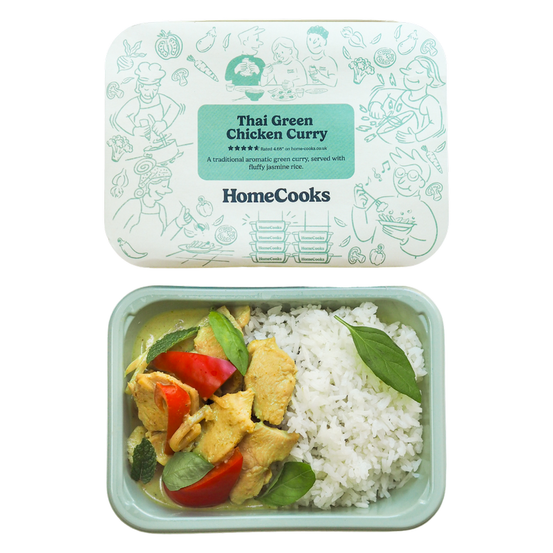 HomeCooks Thai Green Chicken Curry - by Chefs Som & Tam, 375g
