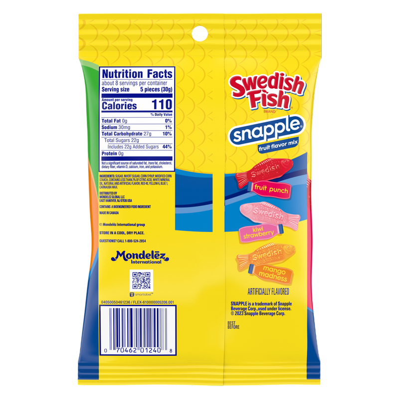 Swedish Fish Snapple, 8.04oz