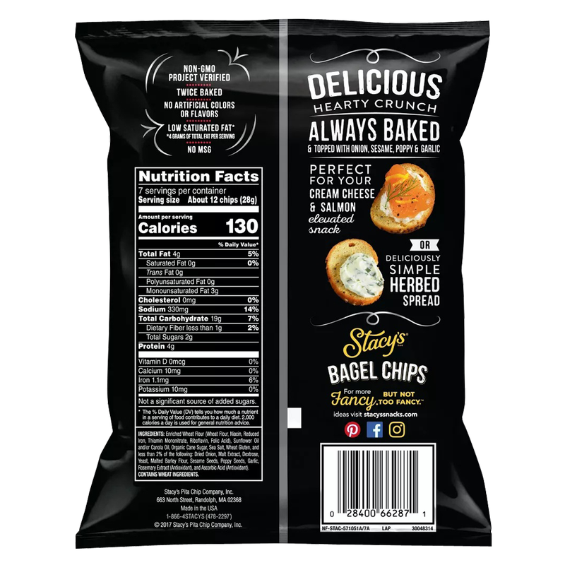 Stacy's Everything Bagel Chips 7oz