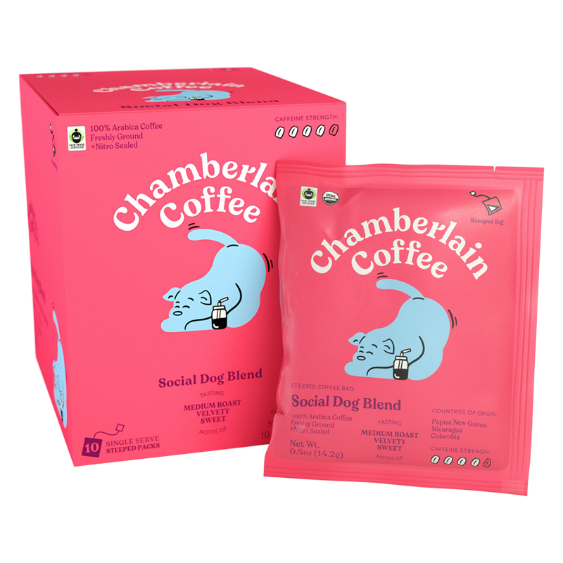 Chamberlain Coffee Social Dog Chamberlain Single Serve Bags 10pk