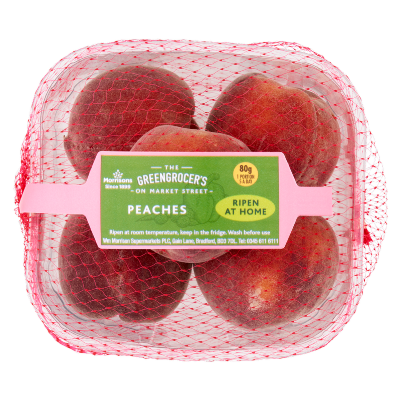 Morrisons Peaches Punnet, 4pcs