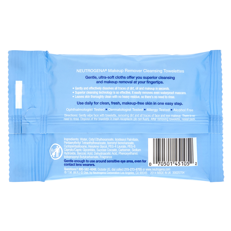 Neutrogena Makeup Remover Cleansing Towelettes 7ct