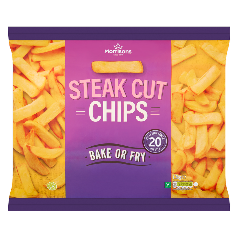 Morrisons Steak Cut Chips, 1.2kg