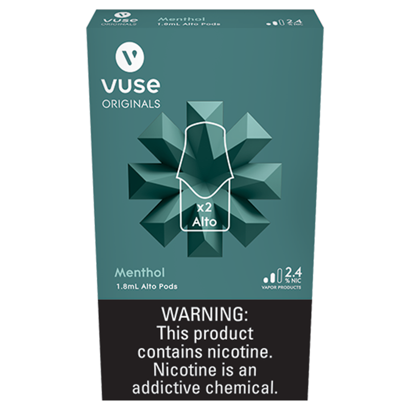 Vuse Alto Pod Menthol 2.4% Nicotine 2ct