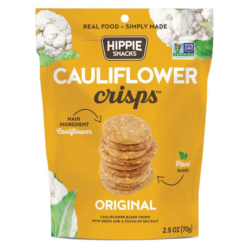 Hippie Snacks Gluten Free Original Cauliflower Crisps 2.5oz