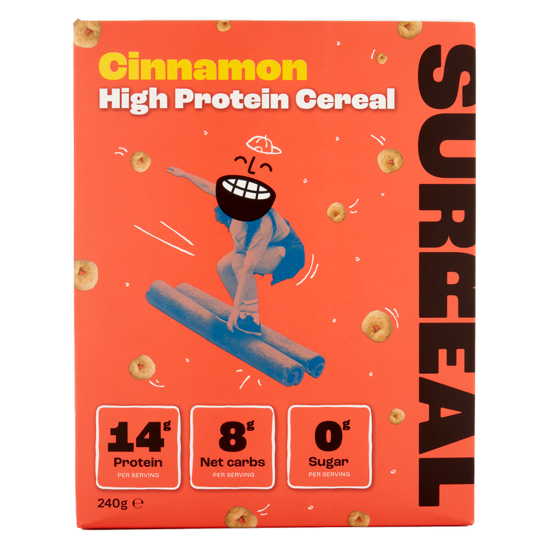 Surreal Cinnamon High Protein Low Sugar Cereal, 240g