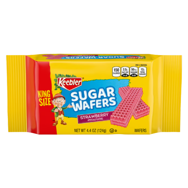 Keebler Strawberry Sugar Wafers, 4.4oz