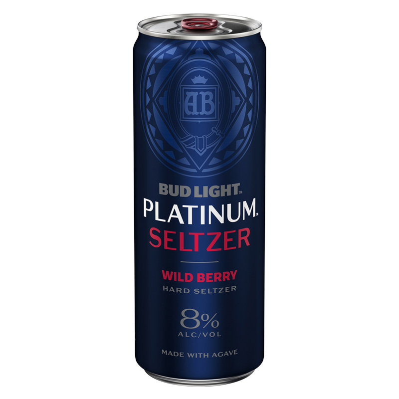 Bud Light Platinum Hard Seltzer Wild Berry 12oz Can 8% ABV