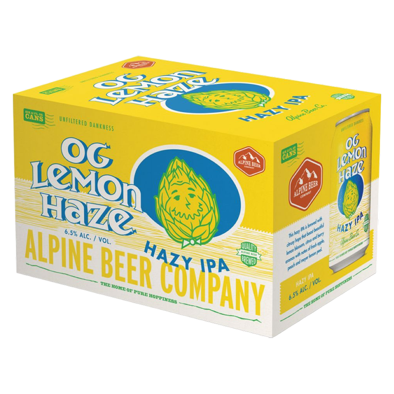 Alpine Beer Co. OG Lemon Haze IPA 6pk 12oz Cans