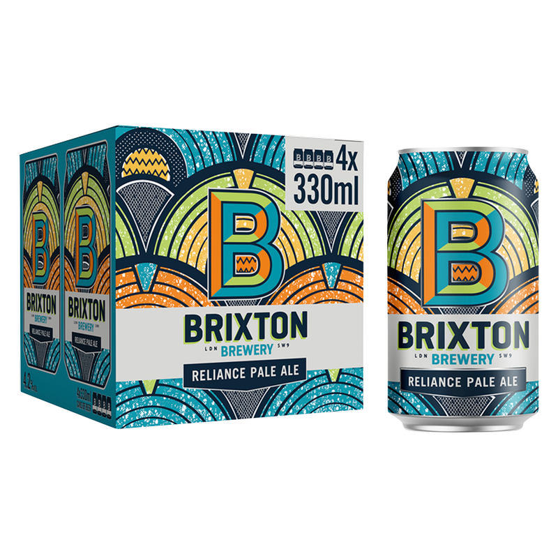 Brixton Brewery Reliance Pale Ale, 4 x 330ml