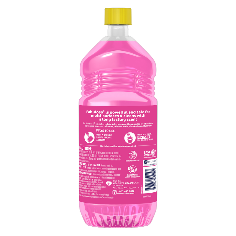 Fabuloso Multi-Purpose Cleaner, Watermelon Scent, 33.8 fl oz
